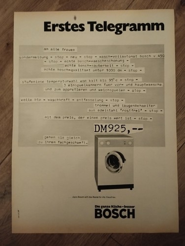 Original reklame werbung 1970 - original,